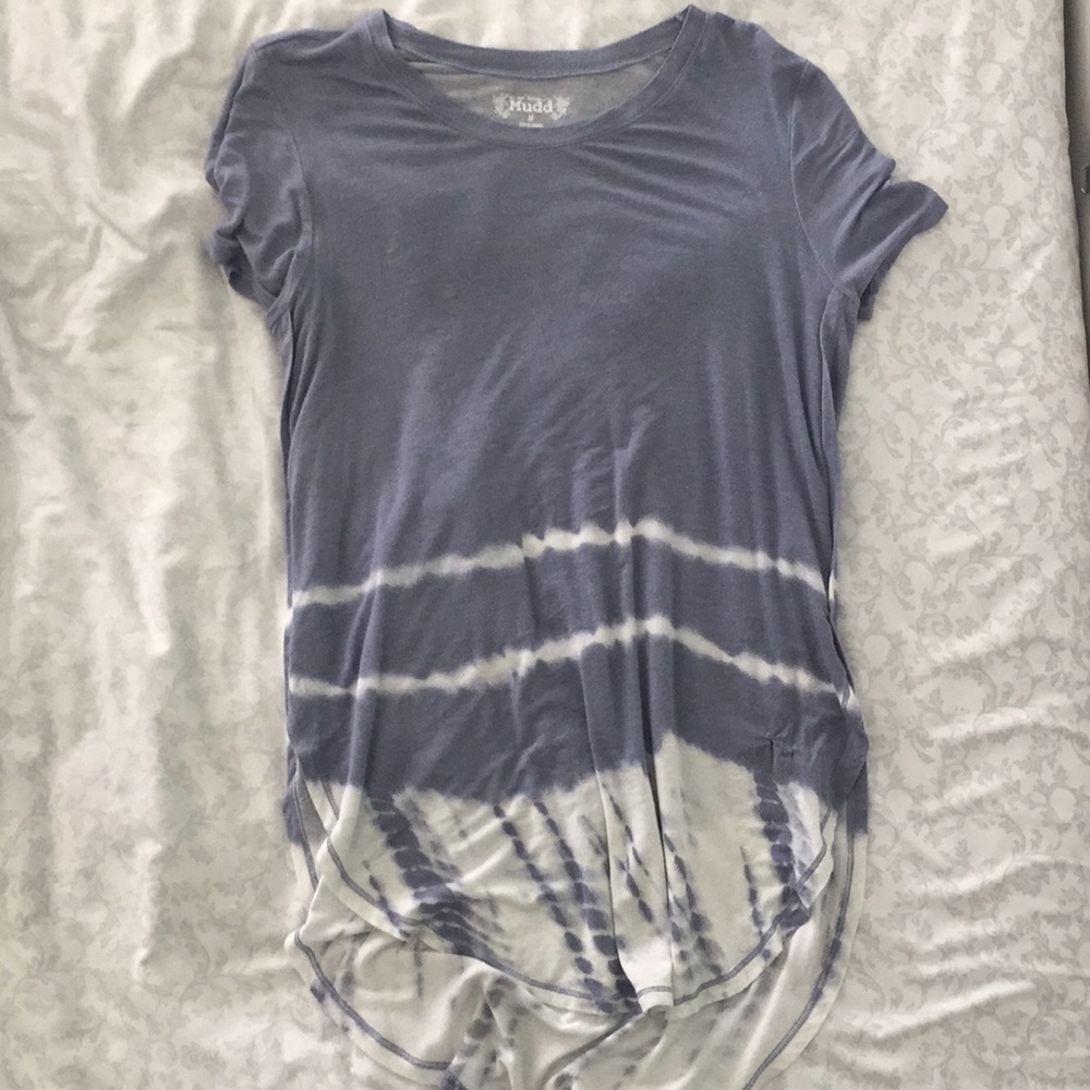 Blue and white t-shirt